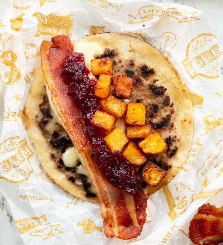 Sausage Smash Tacos